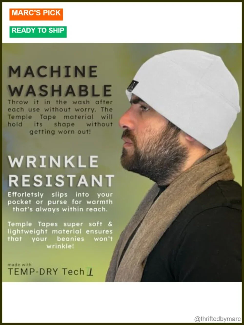 Fleece Watch Cap Beanie - Military Inspired Tactical Skull Cap for Outdoor